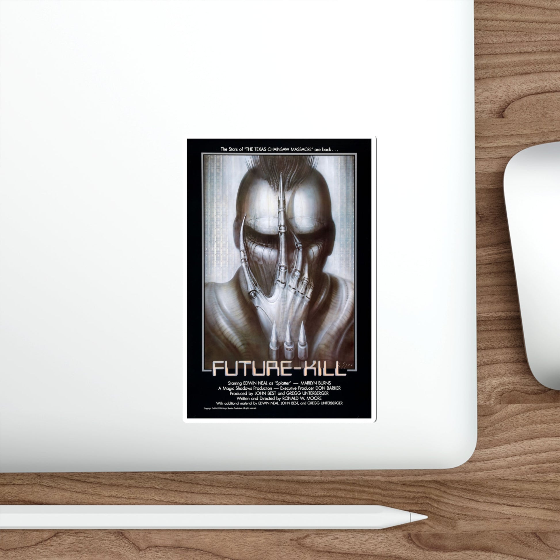 FUTURE KILL 1985 Movie Poster STICKER Vinyl Die-Cut Decal-The Sticker Space