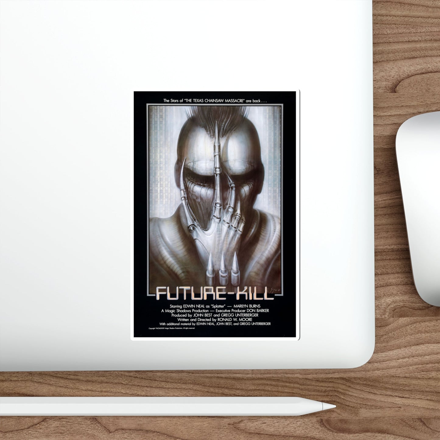 FUTURE KILL 1985 Movie Poster STICKER Vinyl Die-Cut Decal-The Sticker Space