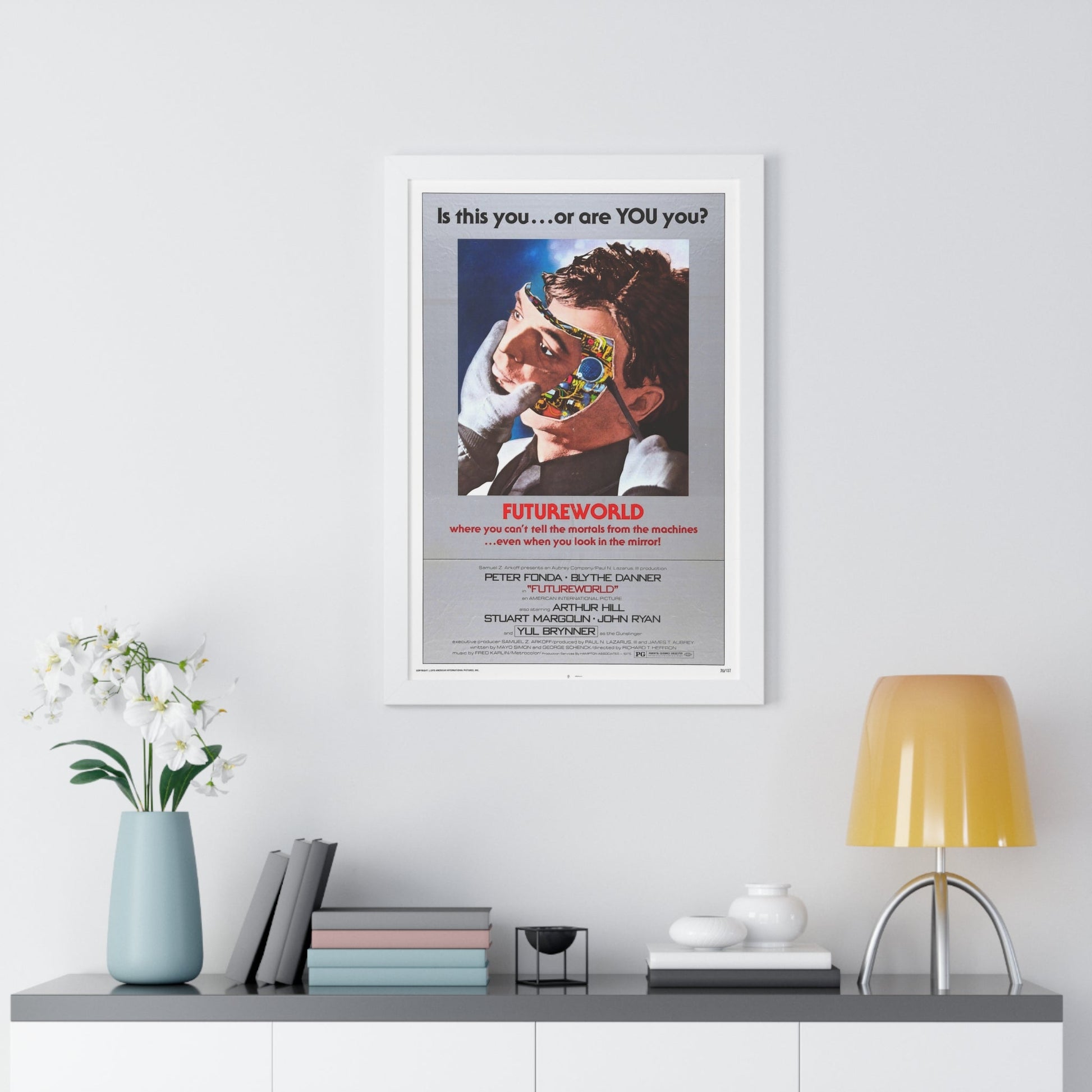 FUTUREWORLD 1976 - Framed Movie Poster-The Sticker Space