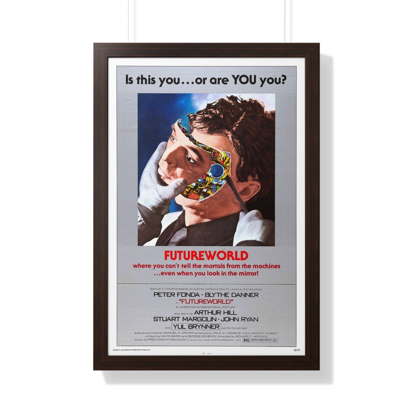 FUTUREWORLD 1976 - Framed Movie Poster-20" x 30"-The Sticker Space