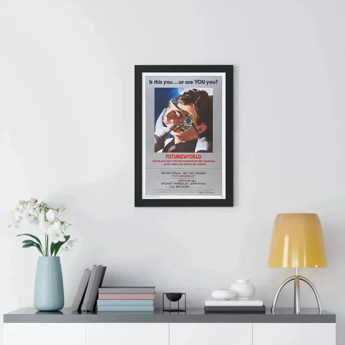 FUTUREWORLD 1976 - Framed Movie Poster - The Sticker Space