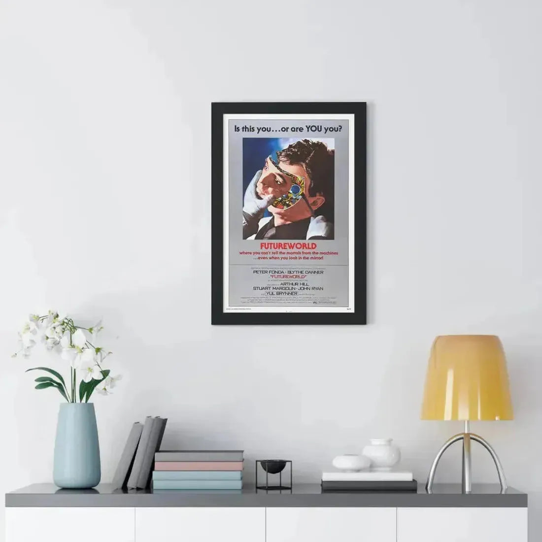 FUTUREWORLD 1976 - Framed Movie Poster - The Sticker Space