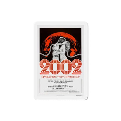 Futureworld 1976 Movie Poster Refrigerator Magnet 2 Inch - The Sticker Space