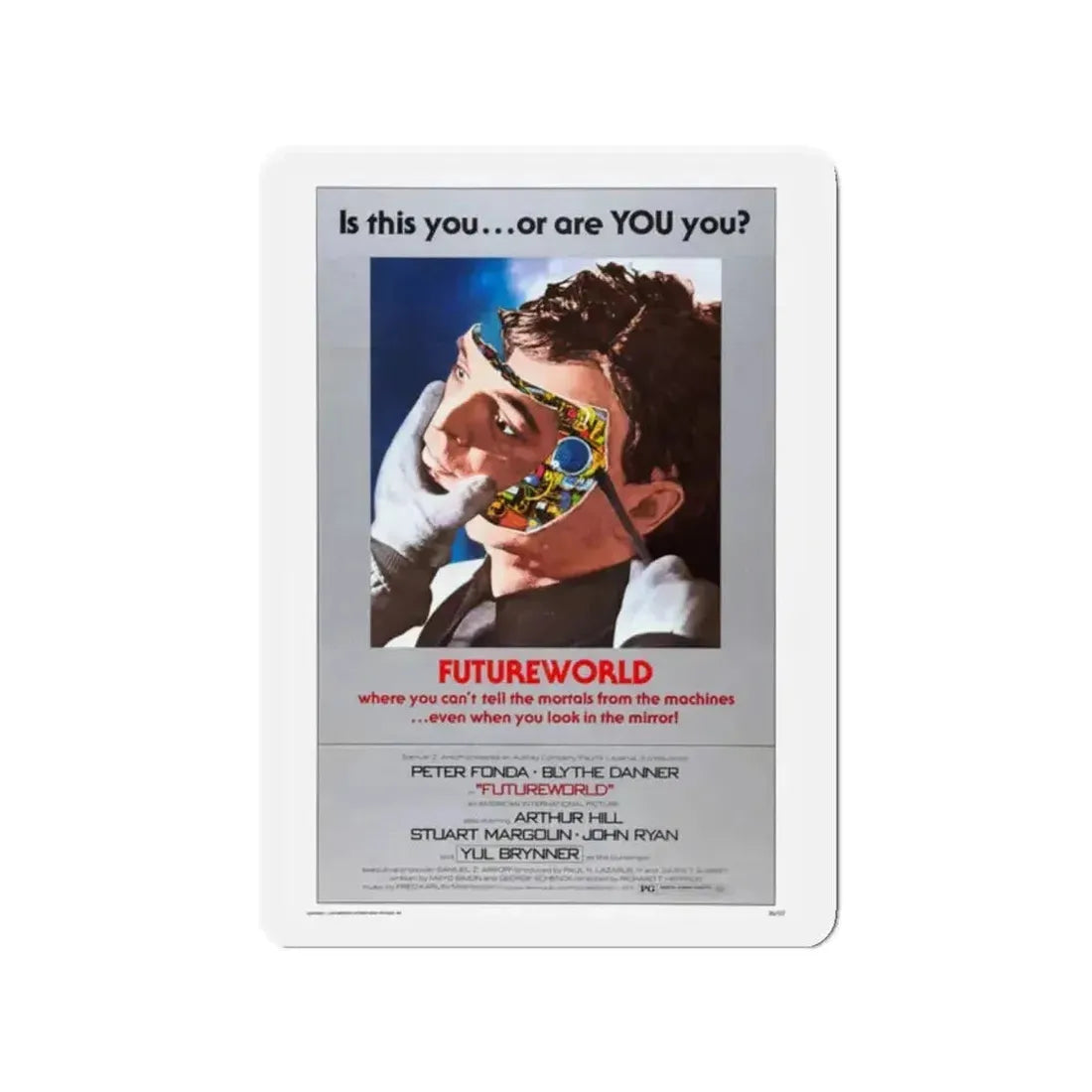 FUTUREWORLD 1976 Movie Poster - Refrigerator Magnet - The Sticker Space