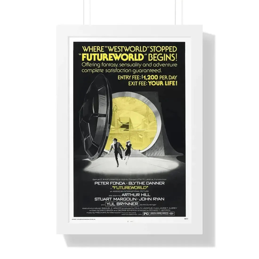 FUTUREWORLD (2) 1976 - Framed Movie Poster - The Sticker Space