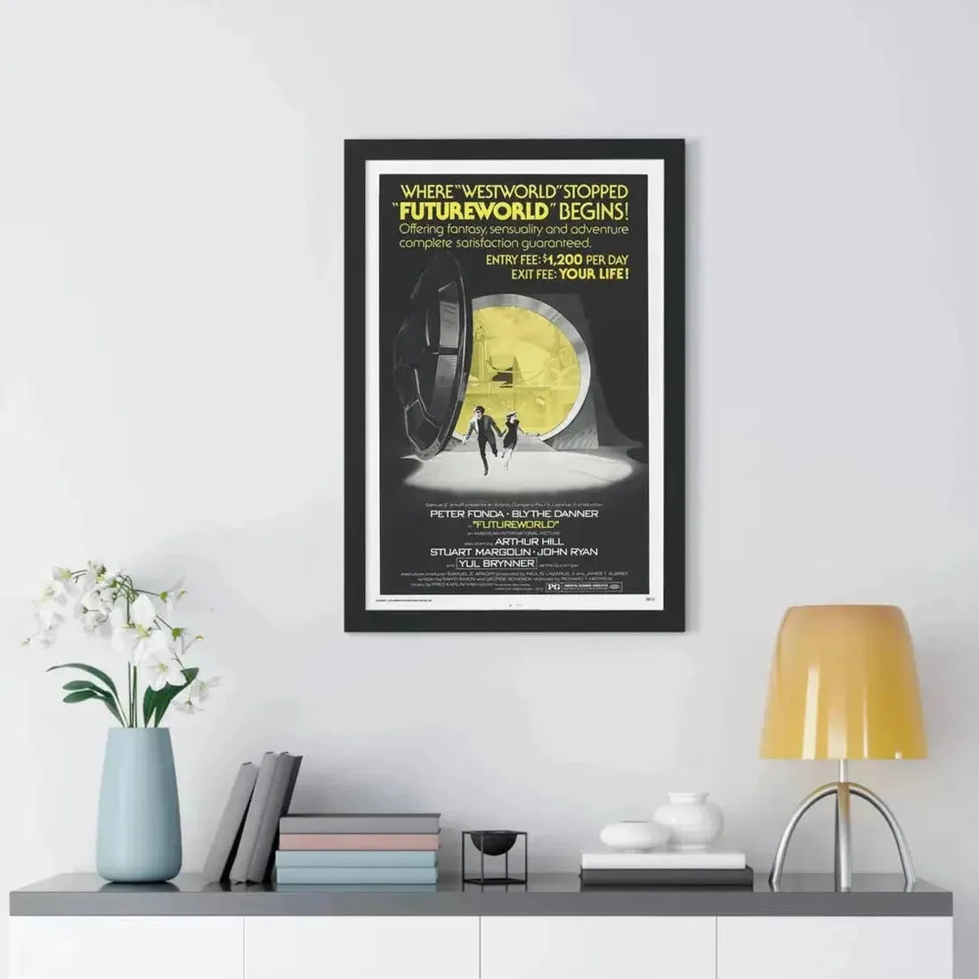 FUTUREWORLD (2) 1976 - Framed Movie Poster - The Sticker Space