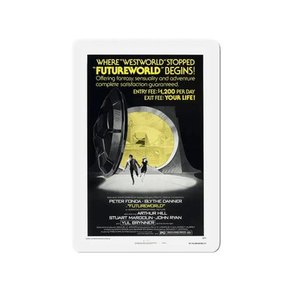 FUTUREWORLD (2) 1976 Movie Poster - Refrigerator Magnet 3 Inch - The Sticker Space