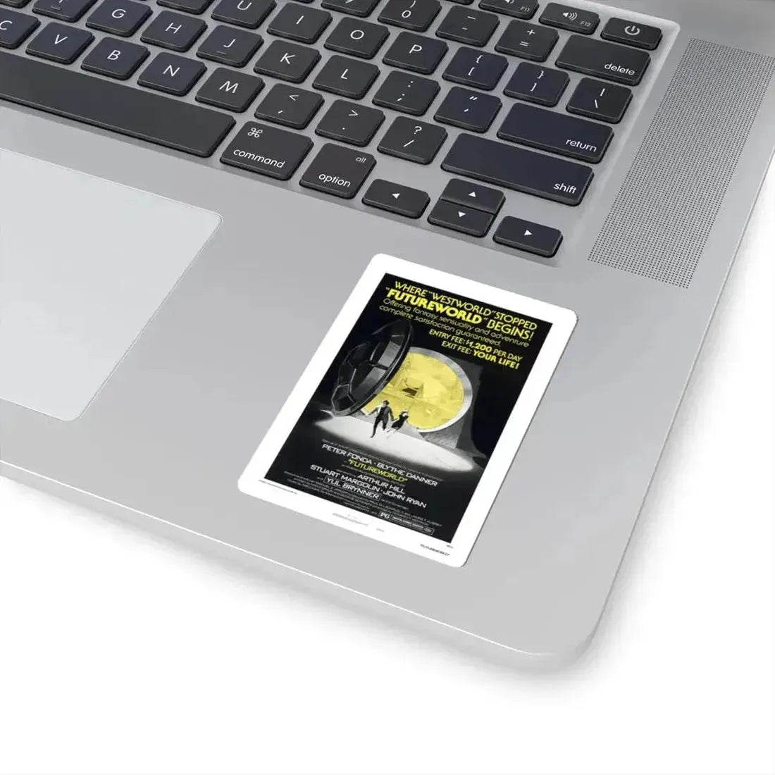 FUTUREWORLD (2) 1976 Movie Poster - STICKER Vinyl Kiss-Cut Decal - The Sticker Space