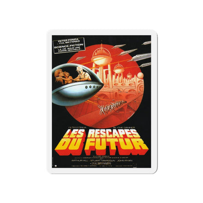 FUTUREWORLD (FRENCH) 1976 Movie Poster - Die-Cut Magnet-5" x 5"-The Sticker Space