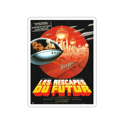 FUTUREWORLD (FRENCH) 1976 Movie Poster STICKER Vinyl Die-Cut Decal - The Sticker Space