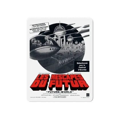 FUTUREWORLD (FRENCH 2) 1976 Movie Poster - Refrigerator Magnet - The Sticker Space