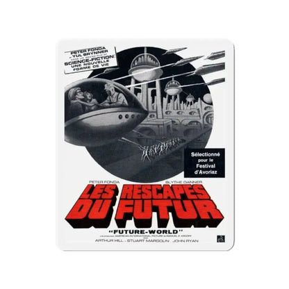 FUTUREWORLD (FRENCH 2) 1976 Movie Poster - Refrigerator Magnet - The Sticker Space