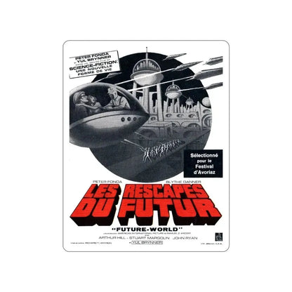 FUTUREWORLD (FRENCH 2) 1976 Movie Poster STICKER Vinyl Die-Cut Decal 4 Inch - The Sticker Space