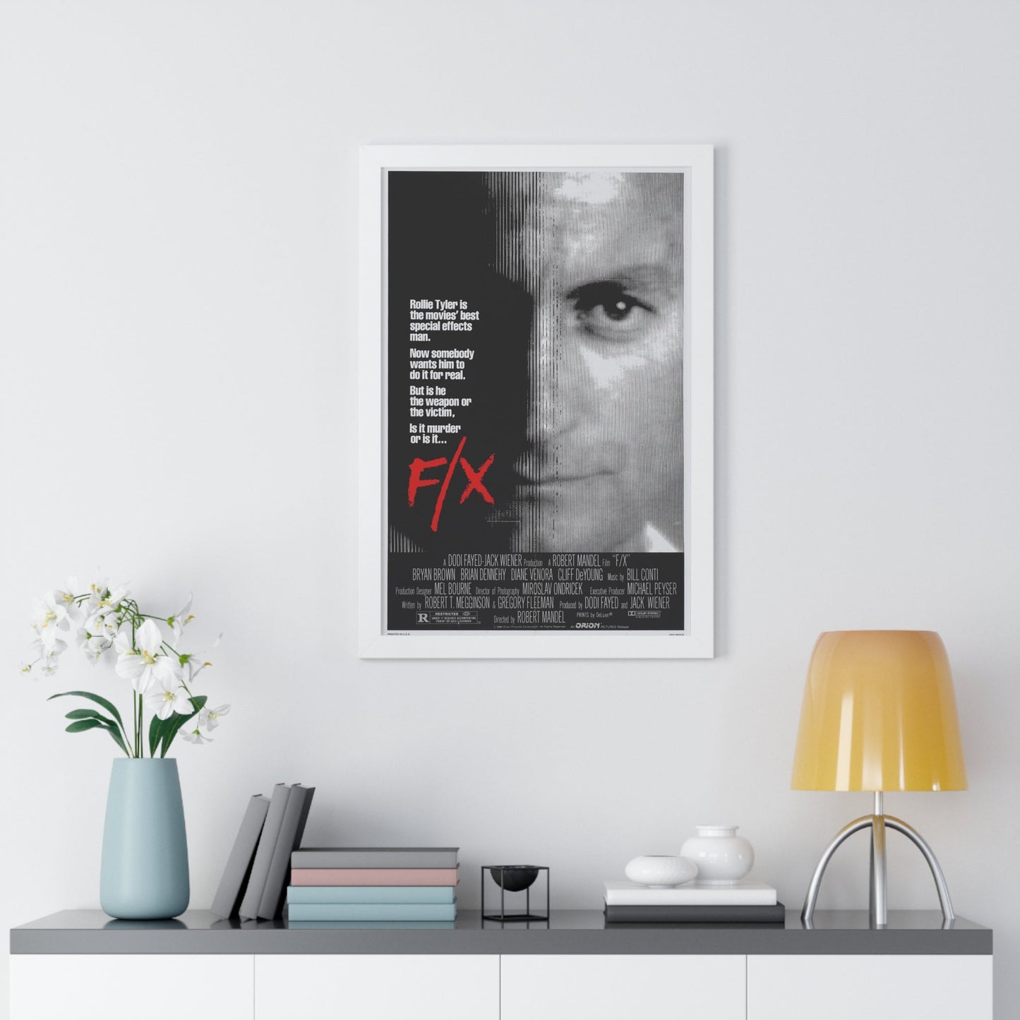 FX MURDER BY ILLUSION 1986 - Framed Movie Poster-The Sticker Space