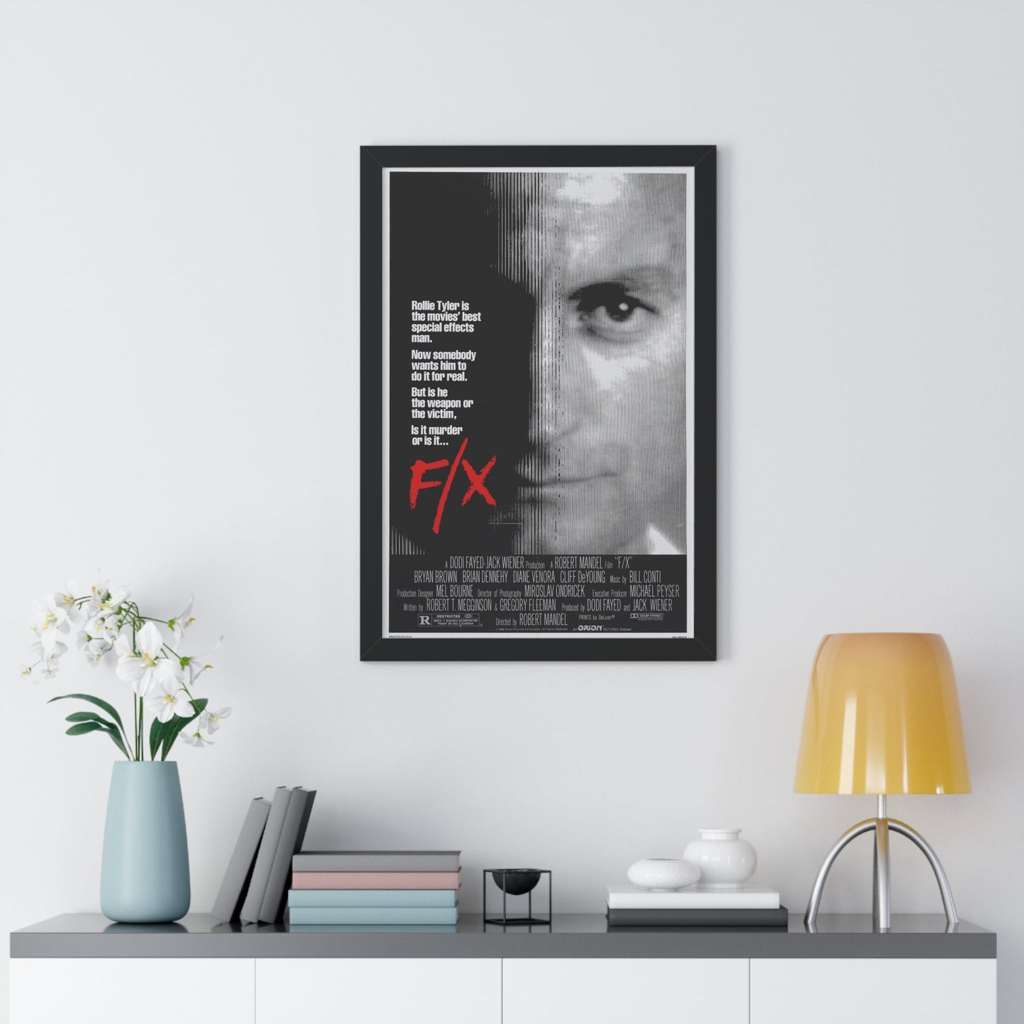 FX MURDER BY ILLUSION 1986 - Framed Movie Poster-The Sticker Space