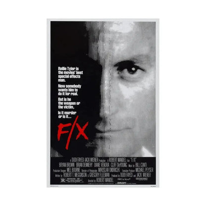 FX MURDER BY ILLUSION 1986 - Paper Movie Poster - The Sticker Space