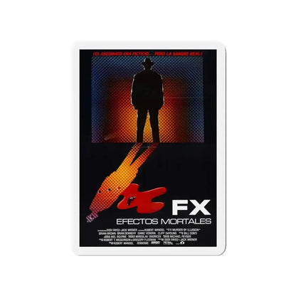 FX MURDER BY ILLUSION (FRENCH) 1986 Movie Poster - Refrigerator Magnet - The Sticker Space