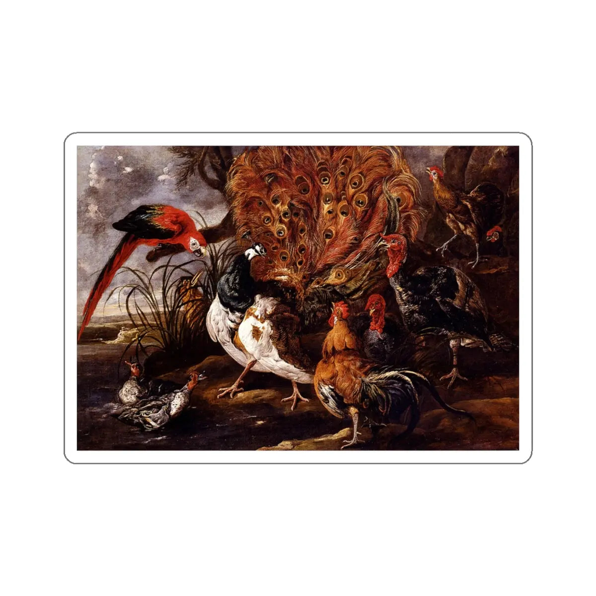 SKU:17597387557374575072 Sticker types:White Shape:Die-Cut Sizes:5" × 5"