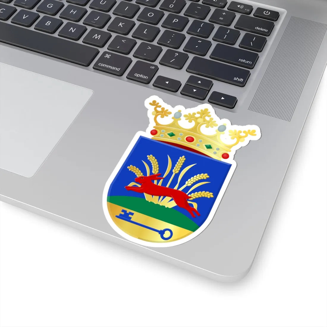 Gaasterland-Sloten wapen (Netherlands) (Coat of Arms) STICKER Vinyl Kiss-Cut Decal - The Sticker Space