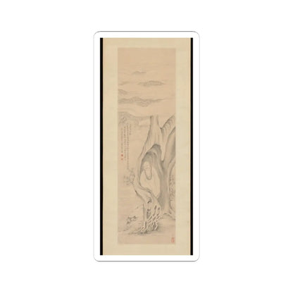 Gai Qi - Luohan Meditating in a Tree - 1821 v1 - STICKER Vinyl Kiss-Cut Decal