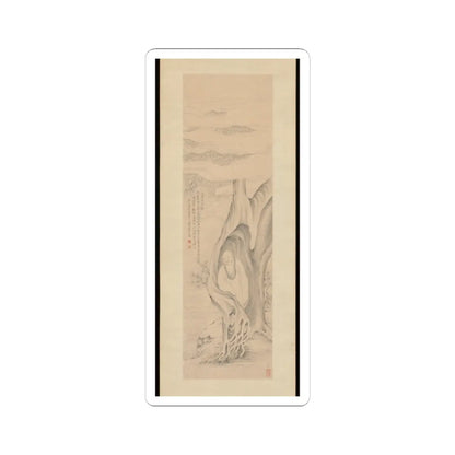 Gai Qi - Luohan Meditating in a Tree - 1821 v1 - STICKER Vinyl Kiss-Cut Decal