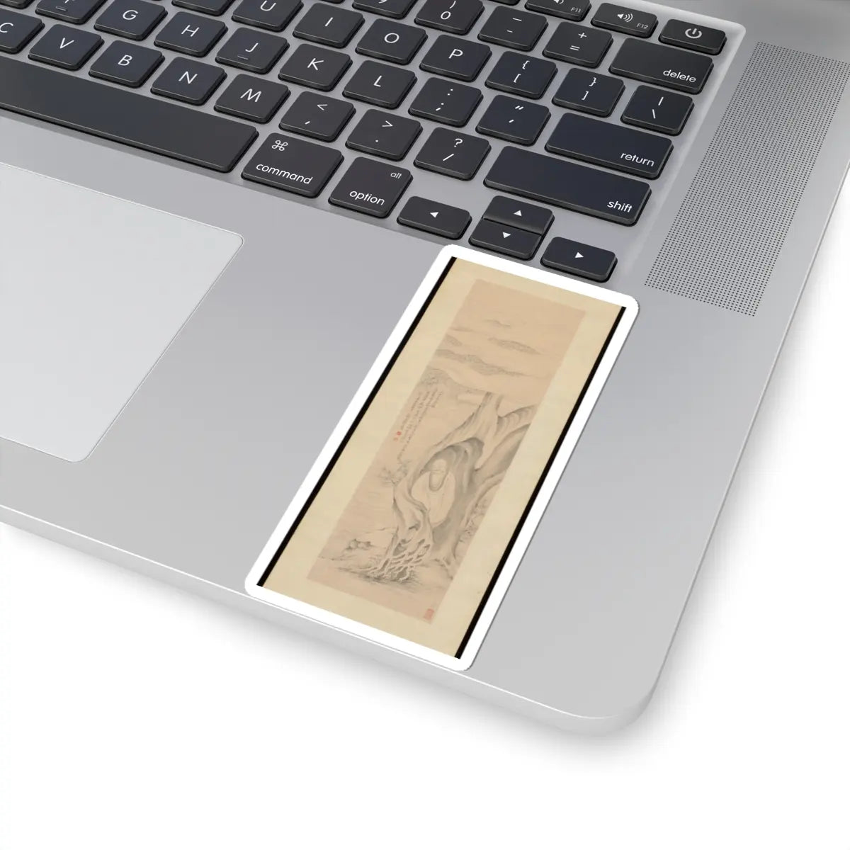 Gai Qi - Luohan Meditating in a Tree - 1821 v1 - STICKER Vinyl Kiss-Cut Decal