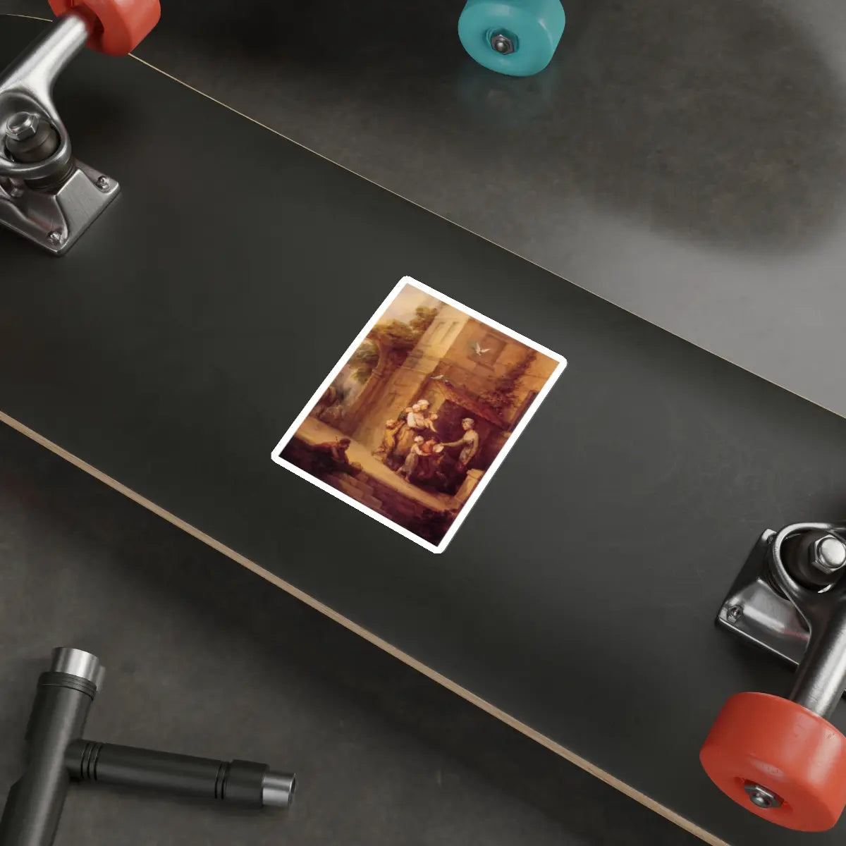 SKU:30811224855489564526 Sticker types:White Shape:Die-Cut Sizes:4" × 4"