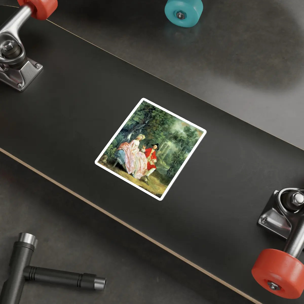 SKU:18630308109490421748 Sticker types:White Shape:Die-Cut Sizes:4" × 4"