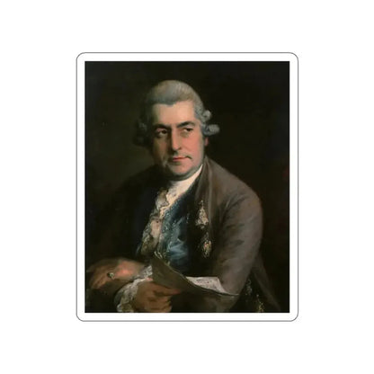 GAINSBOROUGH, Thomas - Johann Christian Bach (Artwork) STICKER Vinyl Die-Cut Decal - The Sticker Space