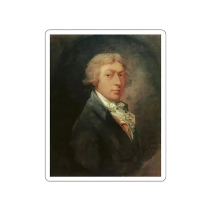 GAINSBOROUGH, Thomas - Self-Portrait (Artwork) STICKER Vinyl Die-Cut Decal White Die-Cut 5 Inch - The Sticker Space