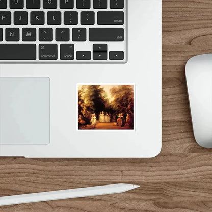 GAINSBOROUGH, Thomas - The Mall (Artwork) STICKER Vinyl Die-Cut Decal - The Sticker Space