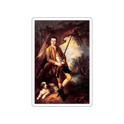 GAINSBOROUGH, Thomas - William Poyntz (Artwork) STICKER Vinyl Die-Cut Decal White Die-Cut 5 Inch - The Sticker Space
