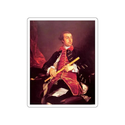 GAINSBOROUGH, Thomas - William Wollaston (Artwork) STICKER Vinyl Die-Cut Decal White Die-Cut 3 Inch - The Sticker Space