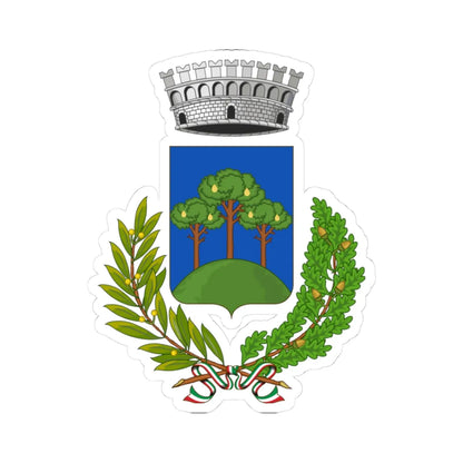 Gaiole in Chianti-Stemma (Italy) (Coat of Arms) STICKER Vinyl Kiss-Cut Decal 3 Inch White - The Sticker Space