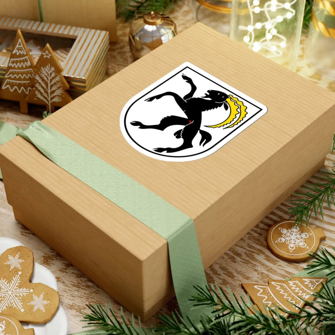 Gais-coat of arms (Switzerland) (Coat of Arms) STICKER Vinyl Kiss-Cut Decal - The Sticker Space