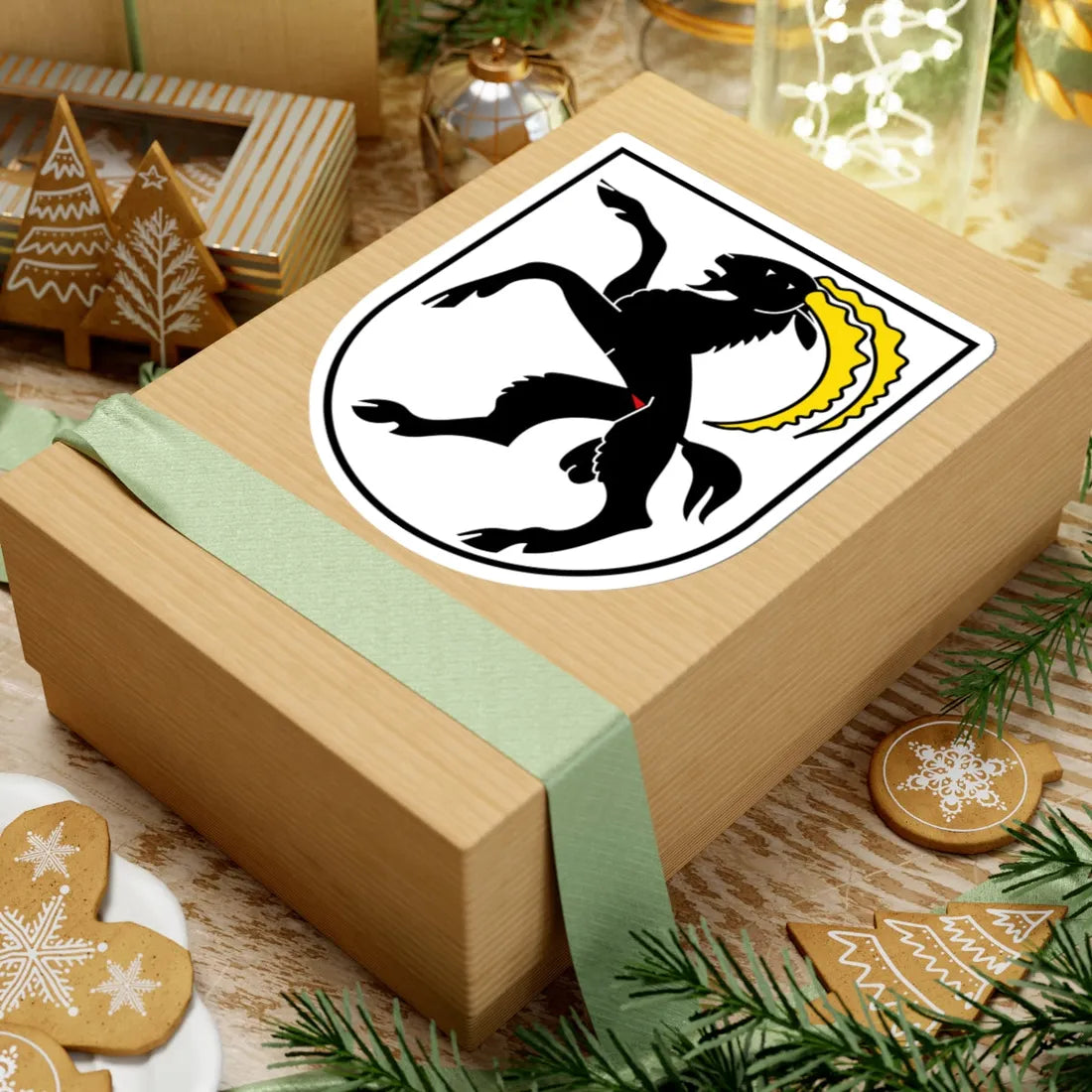 Gais-coat of arms (Switzerland) (Coat of Arms) STICKER Vinyl Kiss-Cut Decal - The Sticker Space