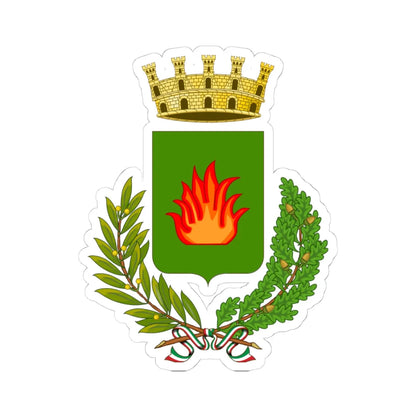 Galatone-Stemma (Italy) (Coat of Arms) STICKER Vinyl Kiss-Cut Decal 4 Inch White - The Sticker Space