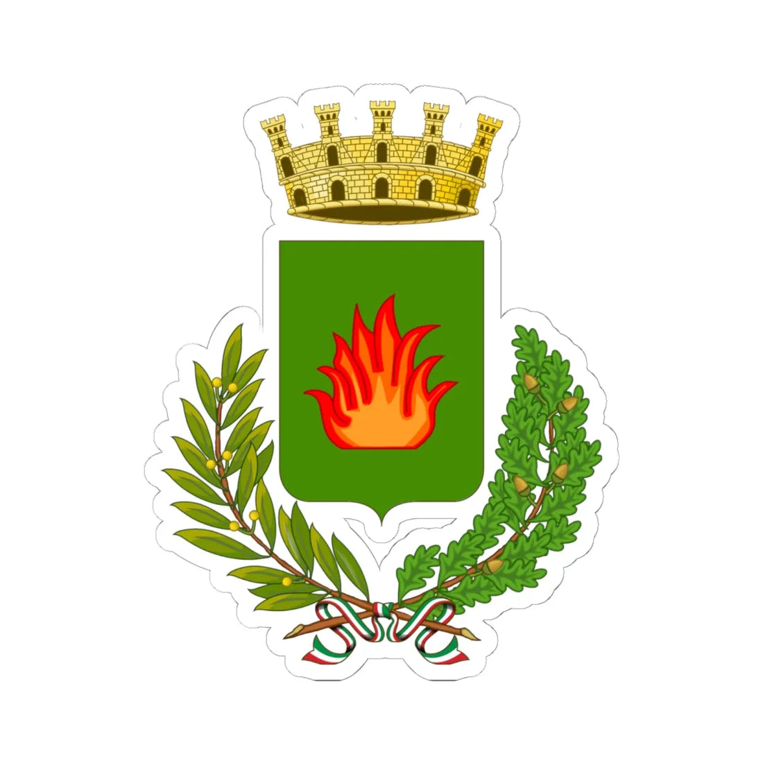 Galatone-Stemma (Italy) (Coat of Arms) STICKER Vinyl Kiss-Cut Decal - The Sticker Space