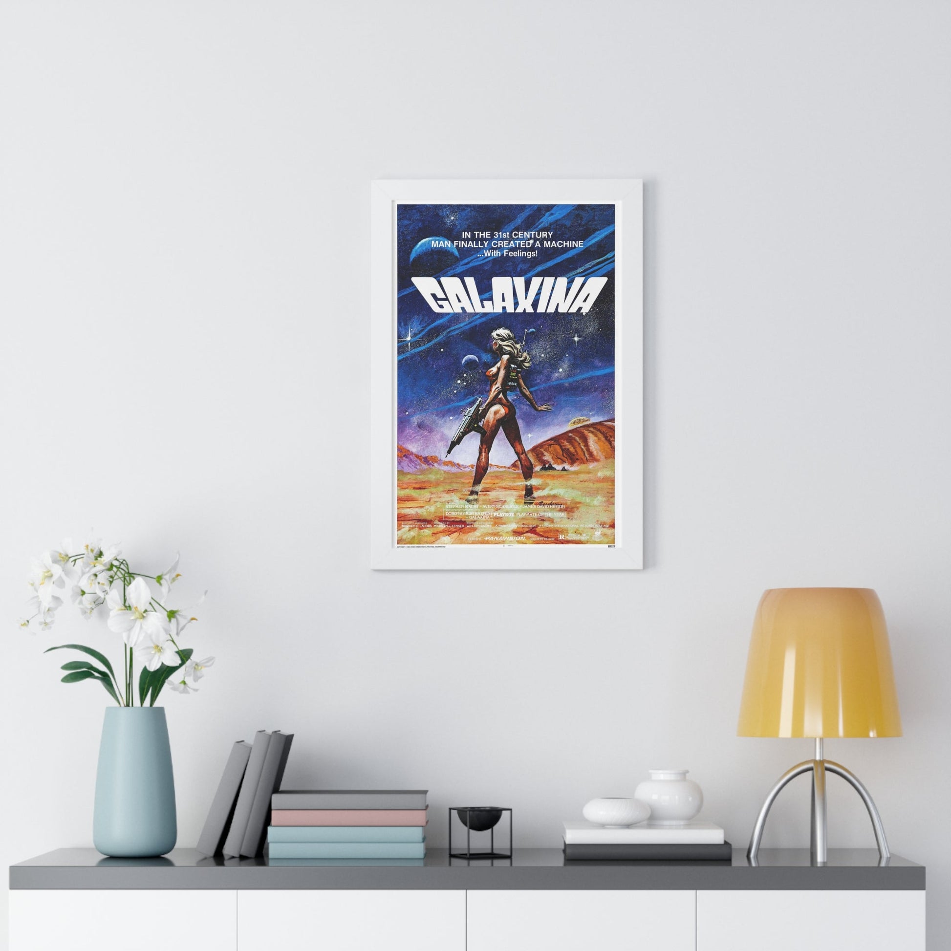 GALAXINA 1980 - Framed Movie Poster-The Sticker Space