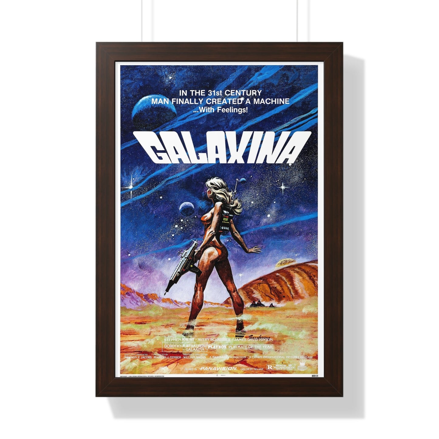 GALAXINA 1980 - Framed Movie Poster-16″ x 24″-The Sticker Space