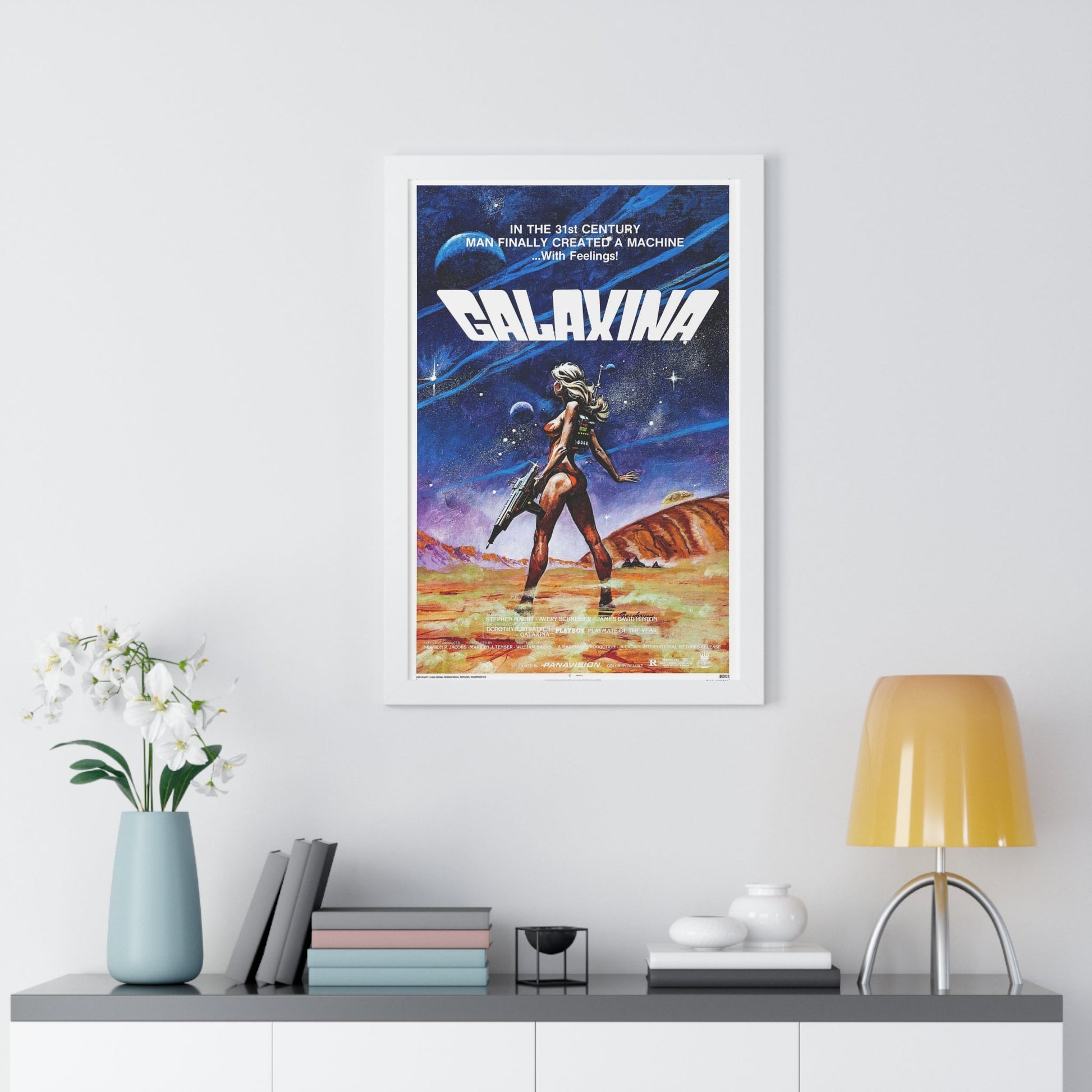 GALAXINA 1980 - Framed Movie Poster-The Sticker Space