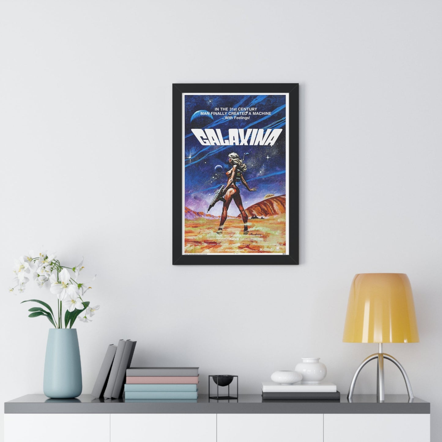 GALAXINA 1980 - Framed Movie Poster-The Sticker Space