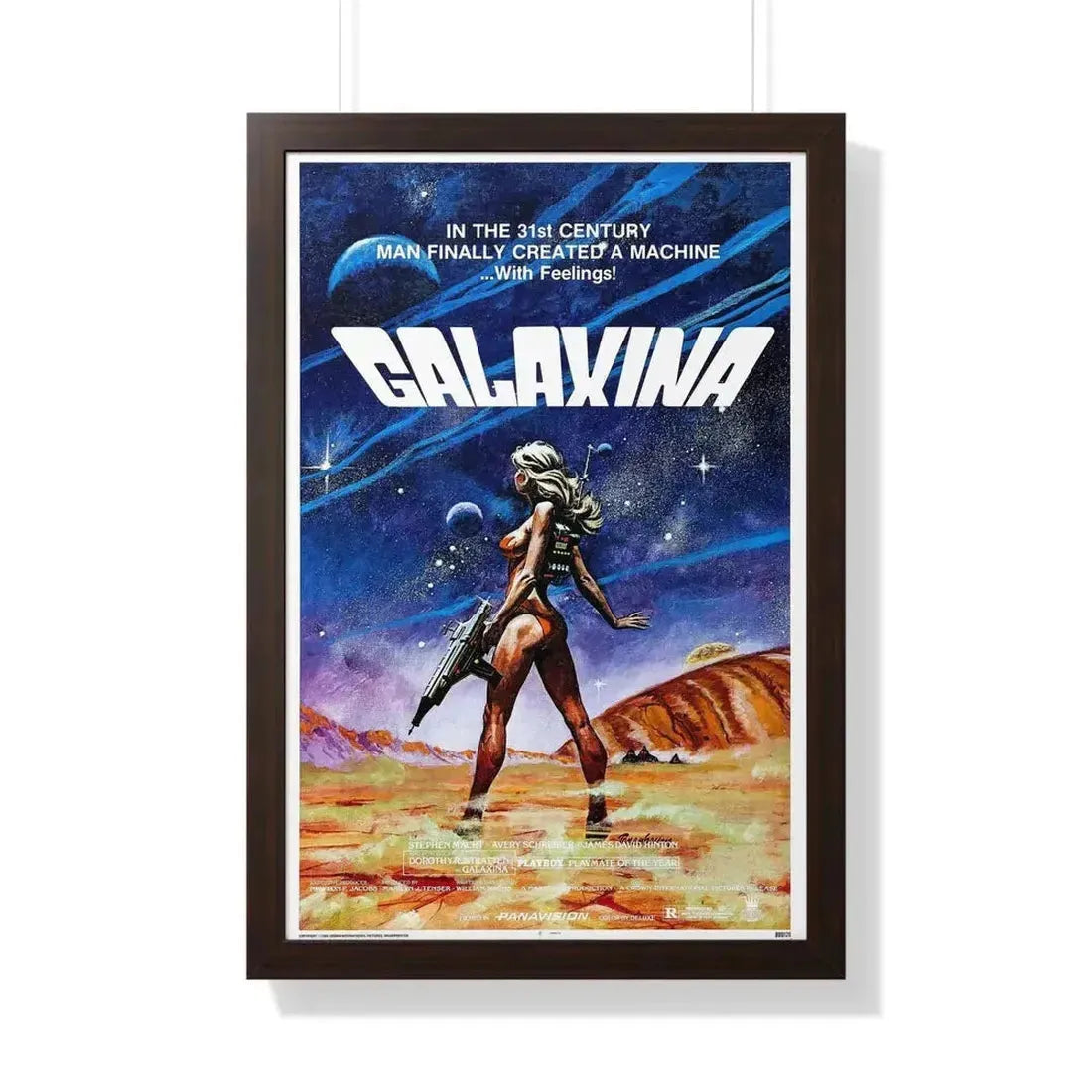 GALAXINA 1980 - Framed Movie Poster - The Sticker Space