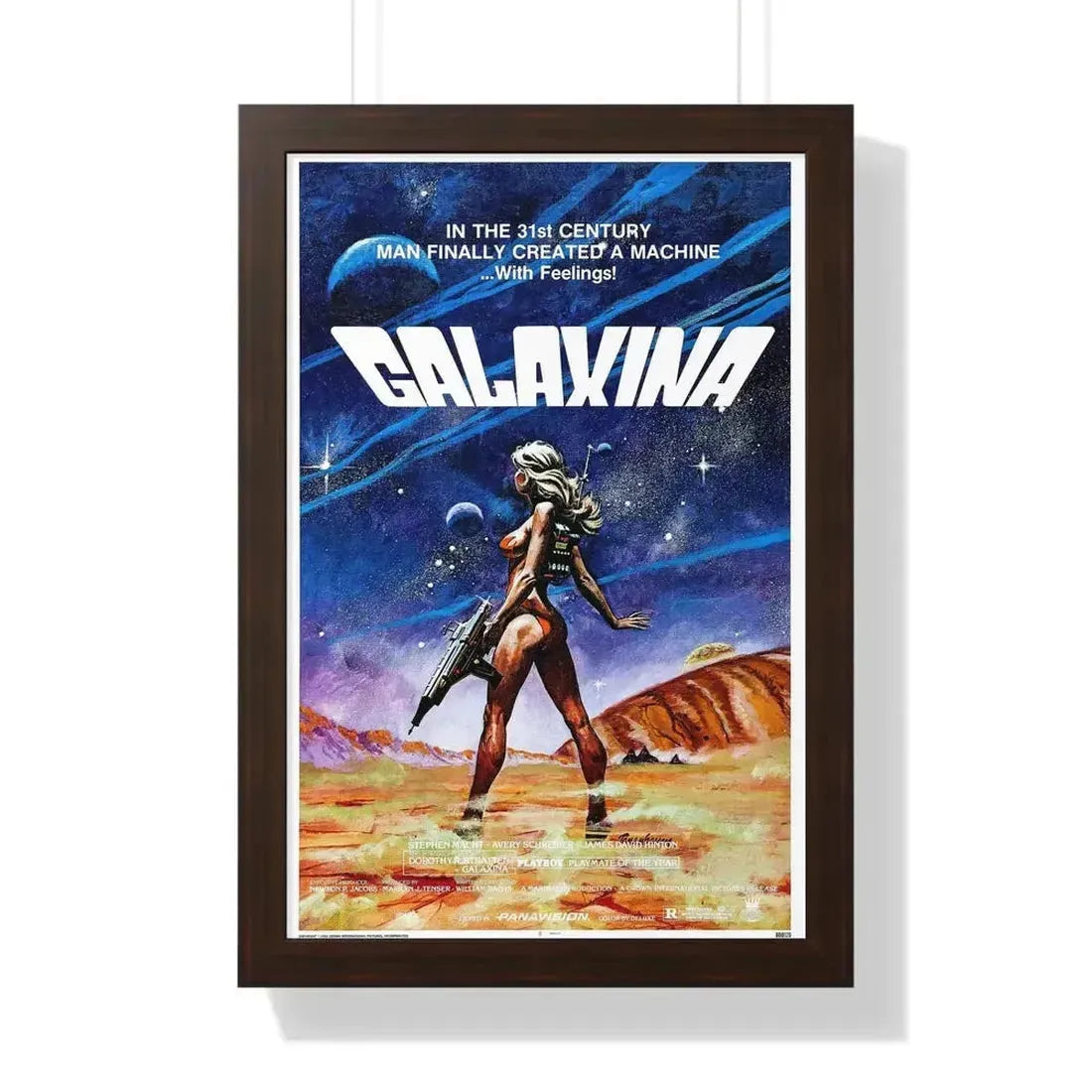 GALAXINA 1980 - Framed Movie Poster - The Sticker Space