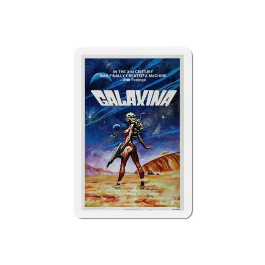 Galaxina 1980 Movie Poster Refrigerator Magnet 2 Inch - The Sticker Space
