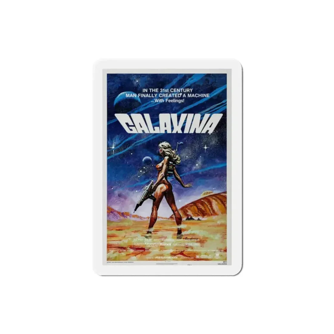 Galaxina 1980 Movie Poster Refrigerator Magnet - The Sticker Space