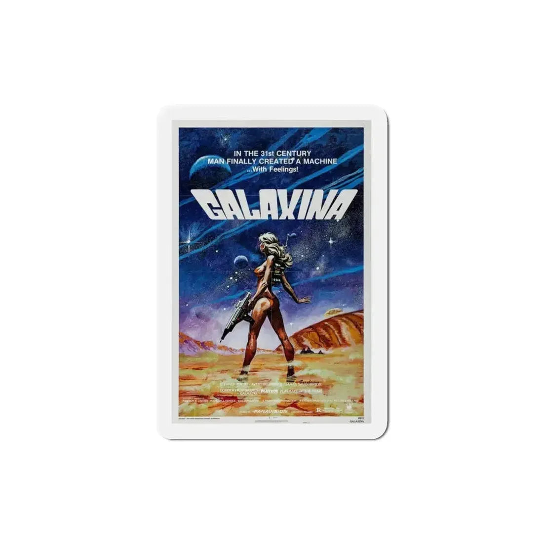Galaxina 1980 Movie Poster Refrigerator Magnet - The Sticker Space