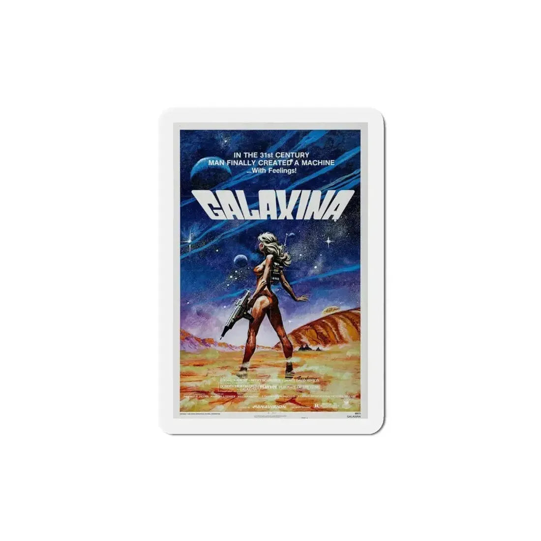 Galaxina 1980 Movie Poster Refrigerator Magnet - The Sticker Space