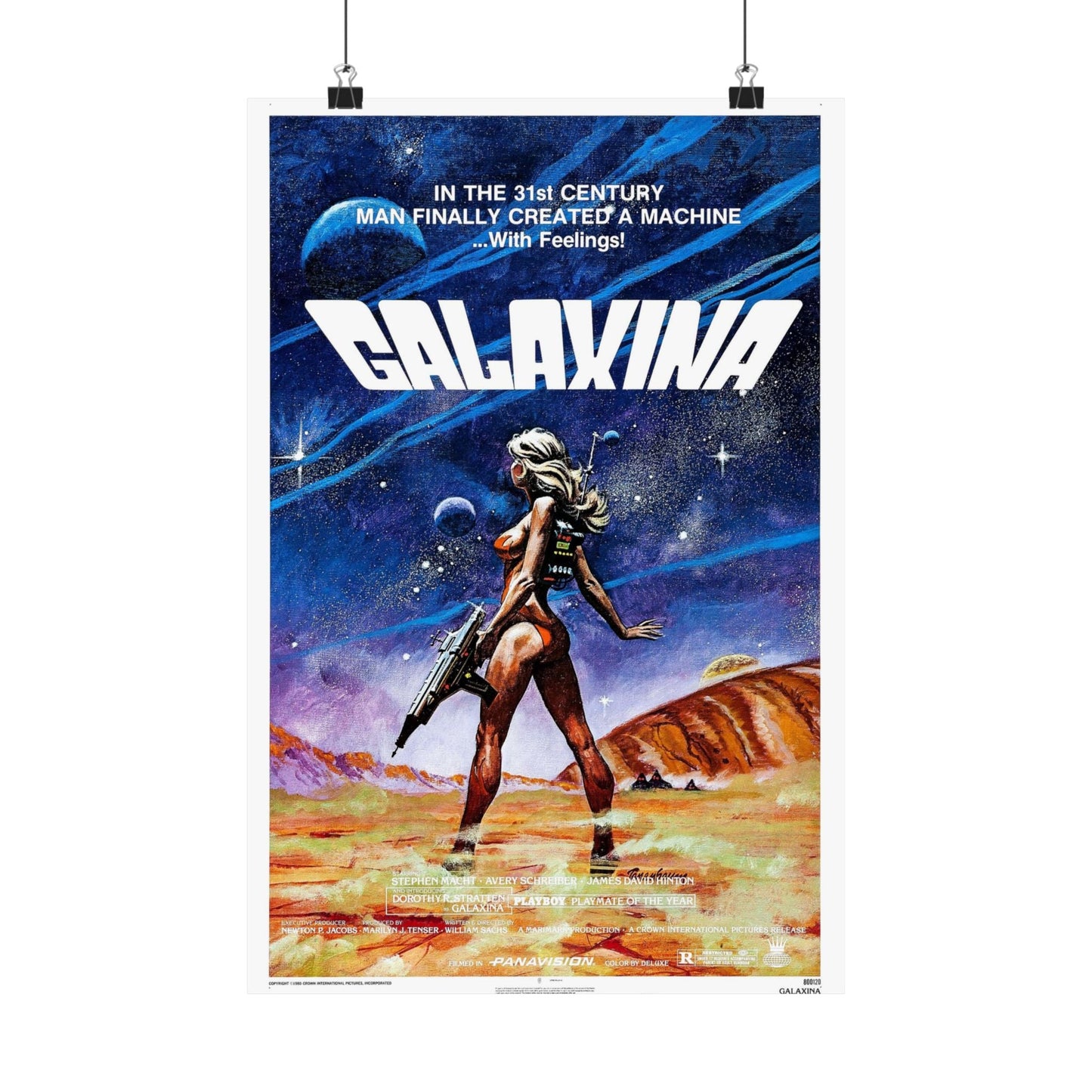 GALAXINA 1980 - Paper Movie Poster-12″ x 18″-The Sticker Space