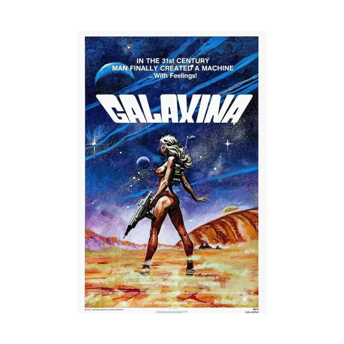 GALAXINA 1980 - Paper Movie Poster - The Sticker Space